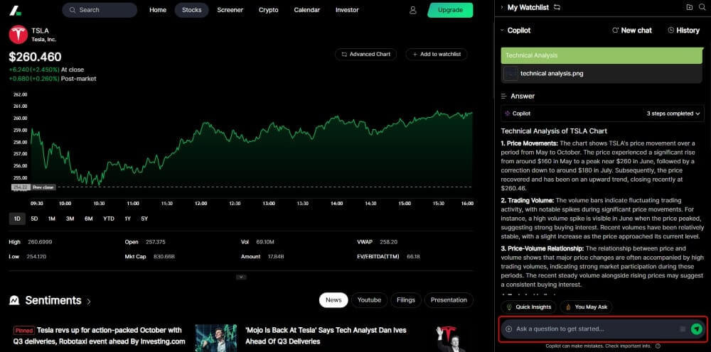 Intellectia AI: Advanced AI Investment Analysis Platform